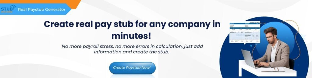 Create real paystub generator