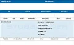 Sample Pay Stub